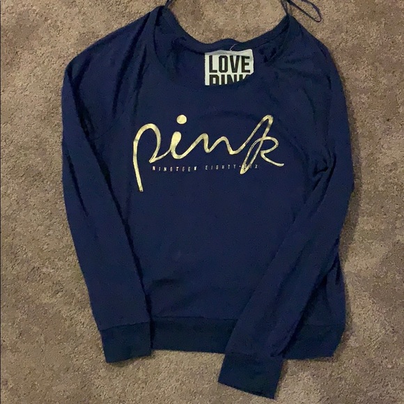 PINK Victoria's Secret Tops - Victoria’s Secret pink long sleeve top size large